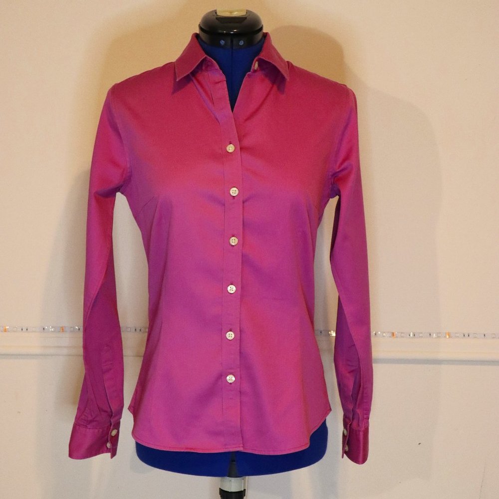 Banana Republic purple button down shirt